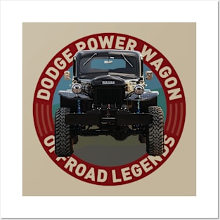 4x4 Offroad Legends: Dodge Power Wagon 1st Generation Posters and Art